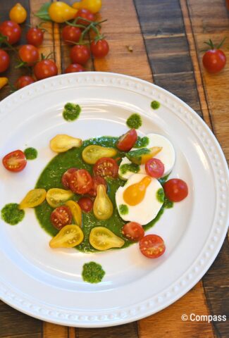 Basil and Green Peppercorn Vinaigrette